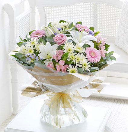 Delaneys-Flower-Shop-Best-Sellers---Country-Garden-Hand-tied-€43,-€56,-€69